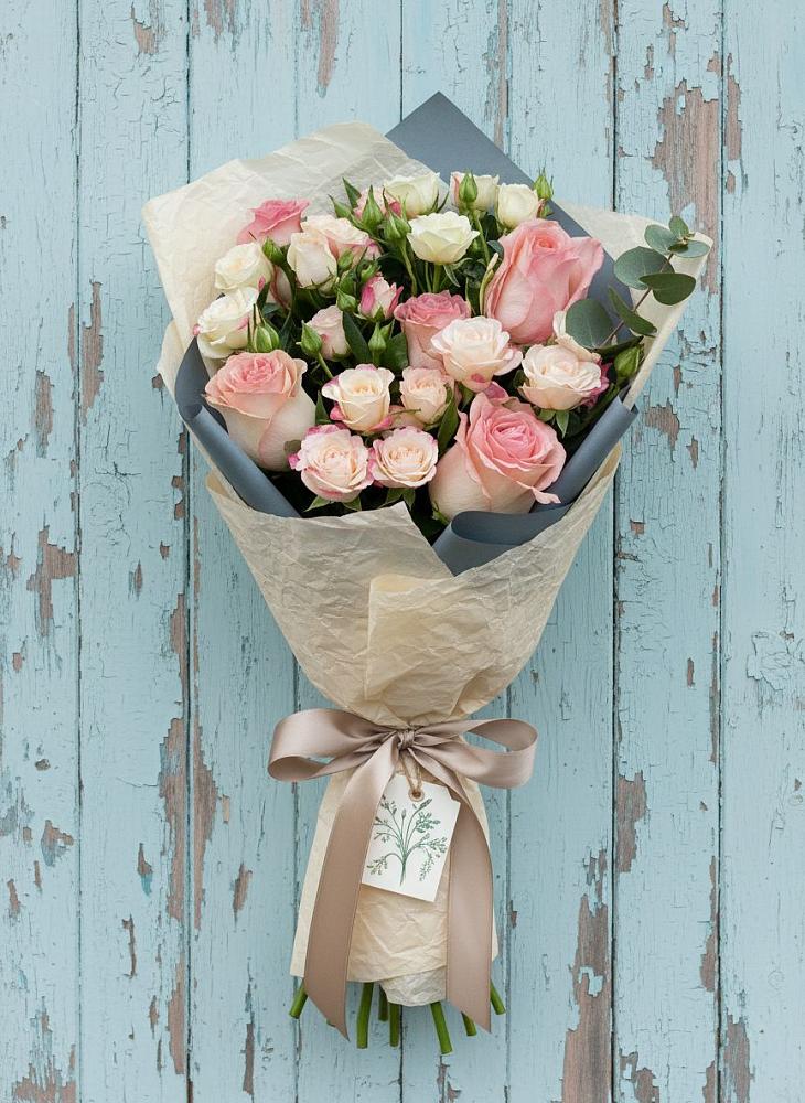 Букет цветов из: Розы в Львовском