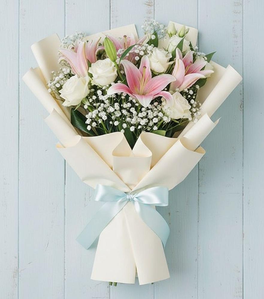 Букет цветов из: Лилии в Львовском