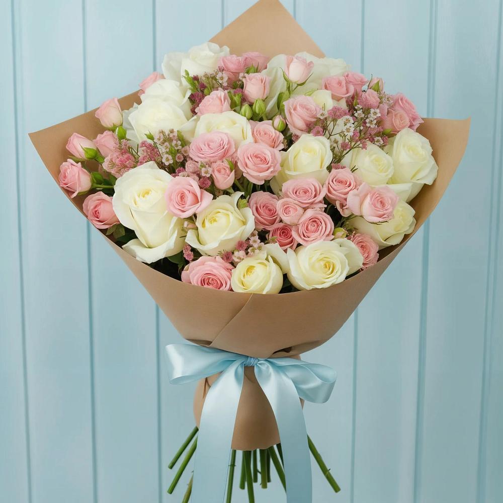 Букет цветов из: Розы в Львовском