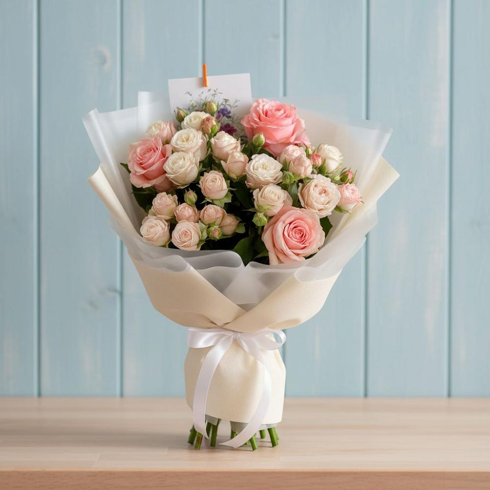 Букет цветов из: Розы в Львовском