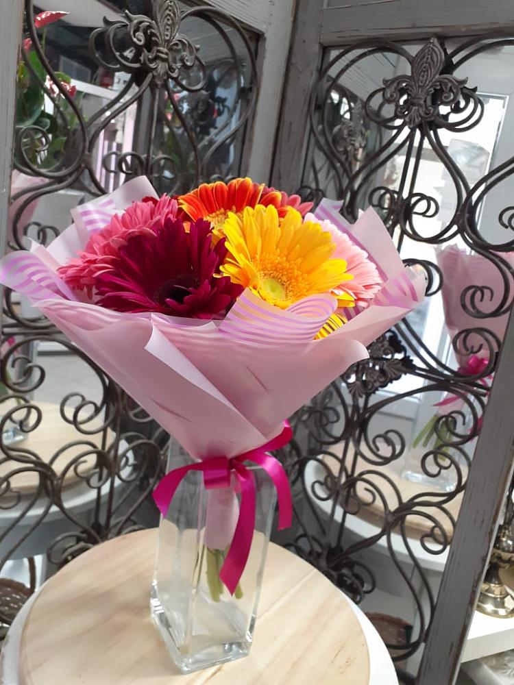 Букет цветов из: Герберы в Львовском