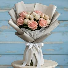 Букет цветов из:  Розы в Львовском